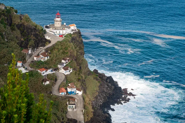 Farol Arnel Deniz Feneri Sao Miguel Adası Azores Portekiz — Stok fotoğraf