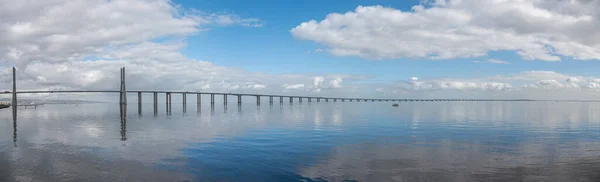 Міст Васко Лісбон Портфель Ліцензійні Стокові Фото