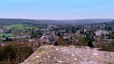 Chevreuse Panoraması, Yvelines 'in Fransız Bölümü' nde tepeden bakan bir komün.