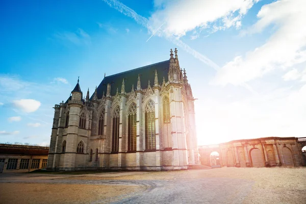 Sainte Chapelle Vthe Gotiskt Mästerverk Vénes Frankrike Vibrerande Färgat Glas — Stockfoto