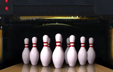 Bowling pistinde Tenpin aranjmanı