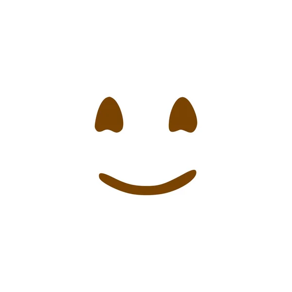 Символ Счастливого Лица Рисунок Стиле Ручной Работы Белом Фоне — стоковый вектор
