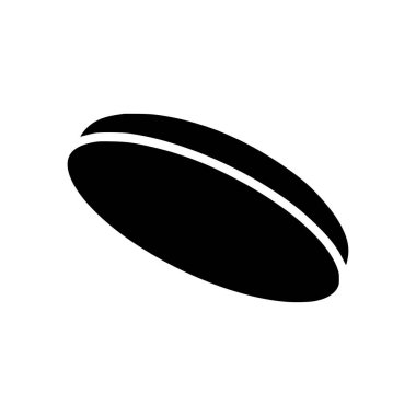 Beyaz arkaplanda izole edilmiş çember simgesi