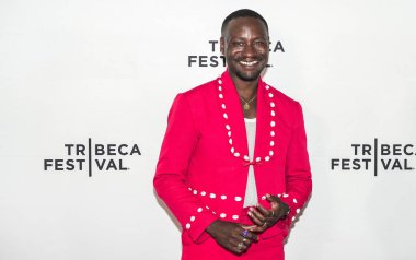 New York, New York, USA- 5 Haziran. 2025: Michael Oloede, Tribeca Film Festivali 'nde düzenlenen Lemonade Blessing World prömiyerine katıldı