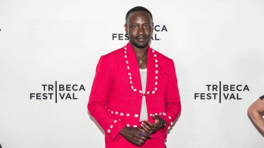 New York, New York, USA- 5 Haziran. 2025: Michael Oloede, Tribeca Film Festivali 'nde düzenlenen Lemonade Blessing World prömiyerine katıldı