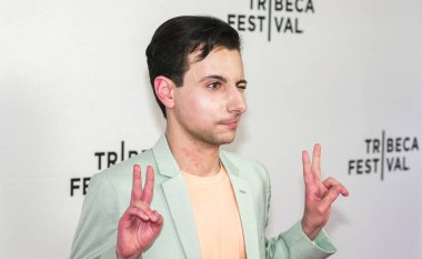 NEW YORK, NY, USA- JUNE 5. 2025: Jake Ryan attends the Lemonade Blessing World Premiere at Tribeca Fil Festival arrive at SVA Theater