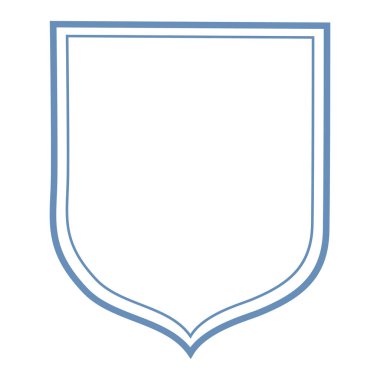 Basit Mavi Düğün Tepesi. Vektör İllüstrasyonu.