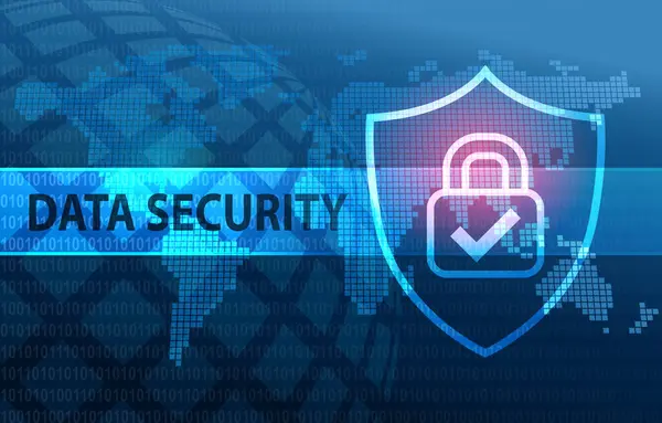 Data Security Privacy Protection Compliance Concept Background — Fotografia de Stock