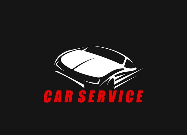 Service Voiture Réparation Automobile Garage Mécanique Automobile Icône Automobile Vectorielle — Image vectorielle