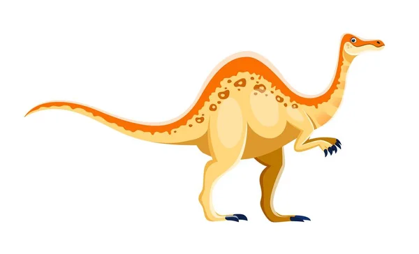 Cartoon Deinocheirus Personaggio Dinosauro Animali Selvatici Dell Era Mesozoica Bestie — Vettoriale Stock