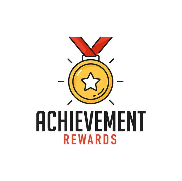 Business Achievement Leadership Success Outline Icon Team Contest Victory Thin — Stockvector