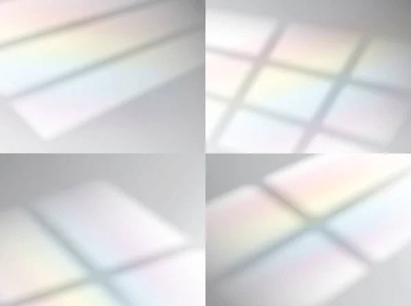 Overlay Rainbow Shadow Window Sunlight Beam Overshadow Wallpaper Sun Light — Stok Vektör