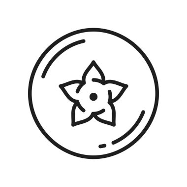 Lingonberry olgun organik yaban mersini ince çizgi ikonu. Vektör böğürtlen, sağlıklı yaz meyveleri, çiğ taze böğürtlen.