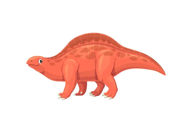 Kreskówkowy Charakter Dinozaura Izolowany Wektor Wymarły Rodzaj Poposauroidów Żaglowych Żył — Wektor stockowy