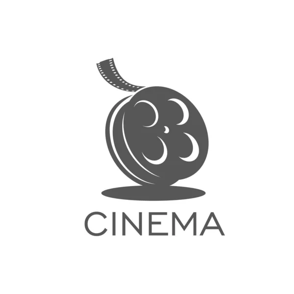 Icône Cinéma Industrie Production Vidéo Art Cinématographique Cinématographique Studio Divertissement — Image vectorielle