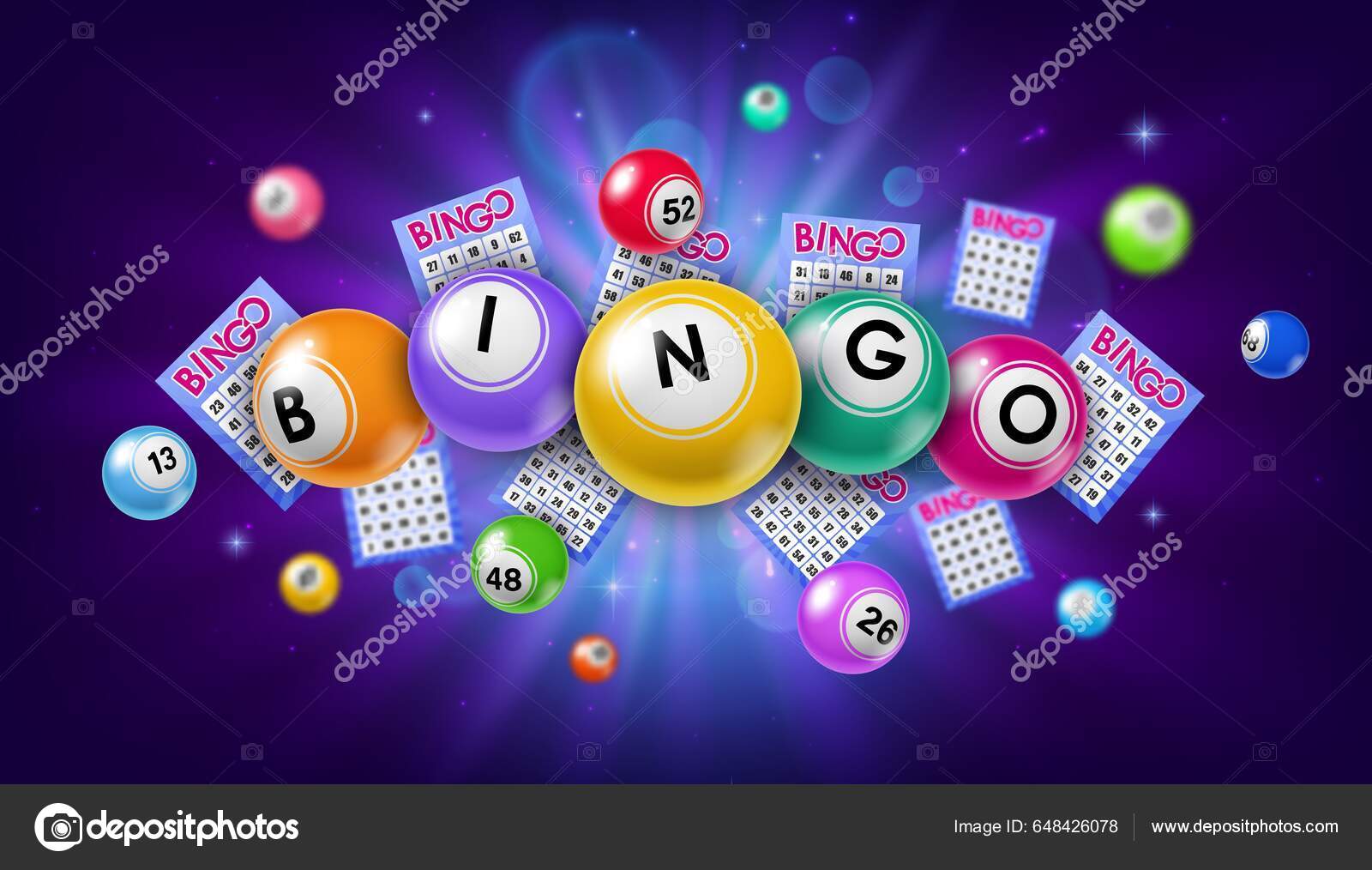 Muitas Cartas Para Um Jogo De Tabuleiro De Bingo Ou Loto Num Fundo Leve.  Foto de Stock - Imagem de colheita, interesse: 278898392