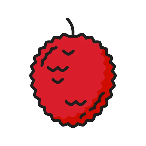 Yuzu Pomelo Junos Yuya Grapefruit 아이콘이다 중국식 포메라니 디저트 — 스톡 벡터