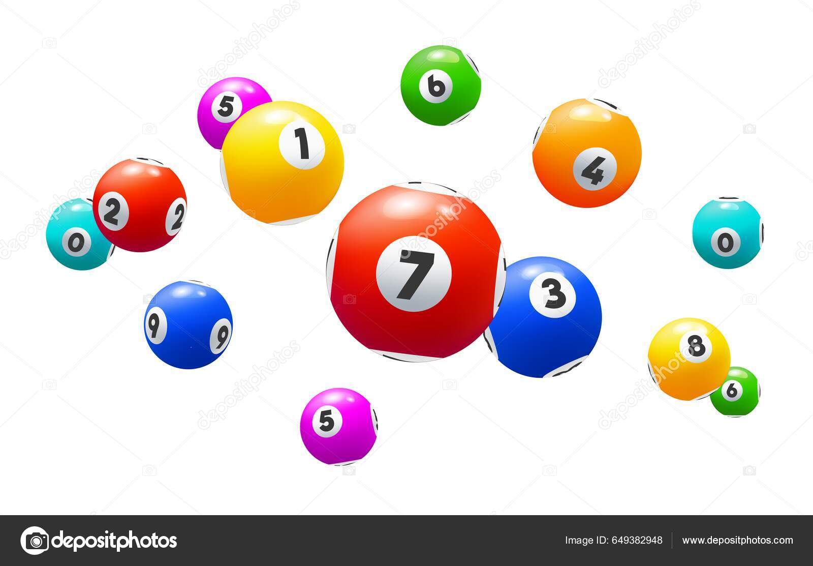 Conjunto de acessórios de jogos de azar de bolas de loteria