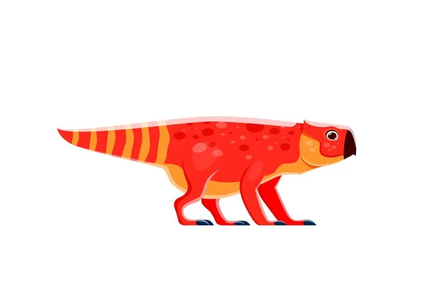 Bagaceratops Postać Dinozaura Kreskówek Dzieci Jurajska Kolekcja Wektorowych Zabawek Dinozaurów — Wektor stockowy