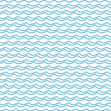 Deniz ve okyanus mavi dalgaları pürüzsüz arka plan, vektör dalgaları ve dalgalar. Okyanus suyu ya da dalgalı dalgalı dalgaların mavi çizgilerinden oluşan deniz dalgaları ya da deniz girdapları