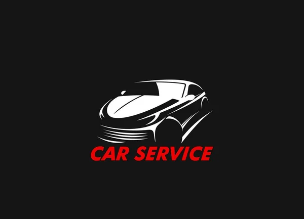 Serviço Carro Reparação Automóvel Mecânico Centro Garagem Engrenagem Ícone Vetor — Vetor de Stock