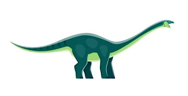 Cartoon Amygdalodon Dinosaur Character Cute Dino Jurassic Reptiles Vector Kids — Stock Vector