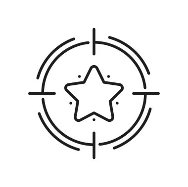 Altın yıldız ödülleri ve altın özet ikonu ödülleri. Vektör en yüksek kalite işareti. Mükemmel hizmet, ödül, başarı ve başarı işareti