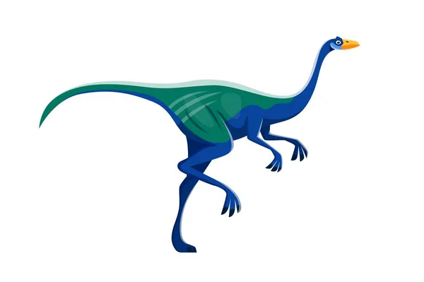 Çizgi Film Garudimimus Dinozor Karakteri Tarih Öncesi Canavar Canavar Paleontoloji — Stok Vektör