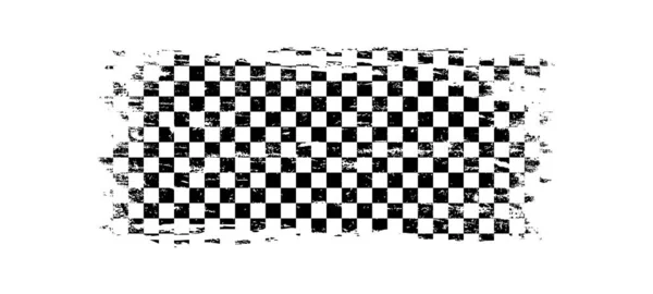 Race Finish Checkered Flag Grunge Background Rally Championship Finish Start — Stock Vector