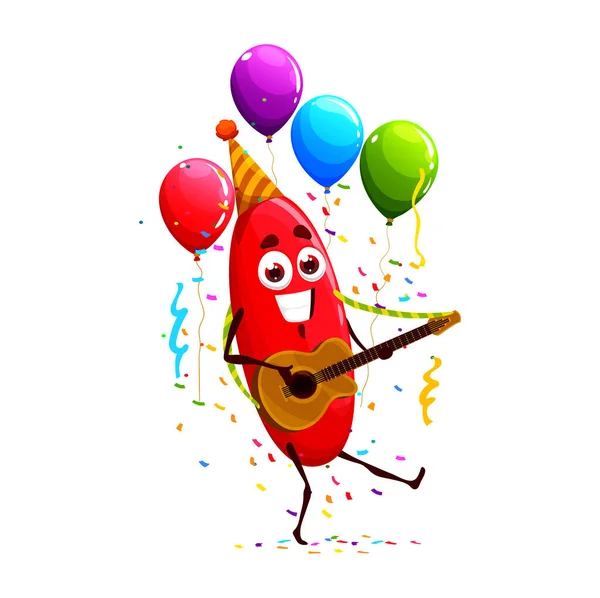 Cartoon Barberry Karakter Verjaardagsvakantie Kinderen Partij Happy Berry Karakter Kind — Stockvector