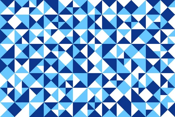 세라믹 아크론 지하철 바다없는 파란색 삼각형 무늬가 — 스톡 벡터