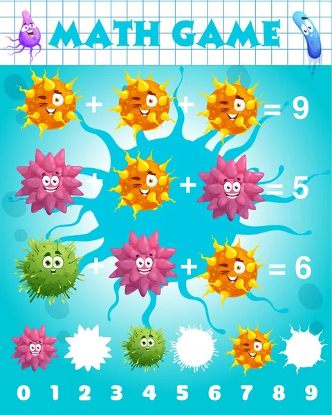 Planilha Jogo Matemática Borracha Dos Desenhos Animados Maçã