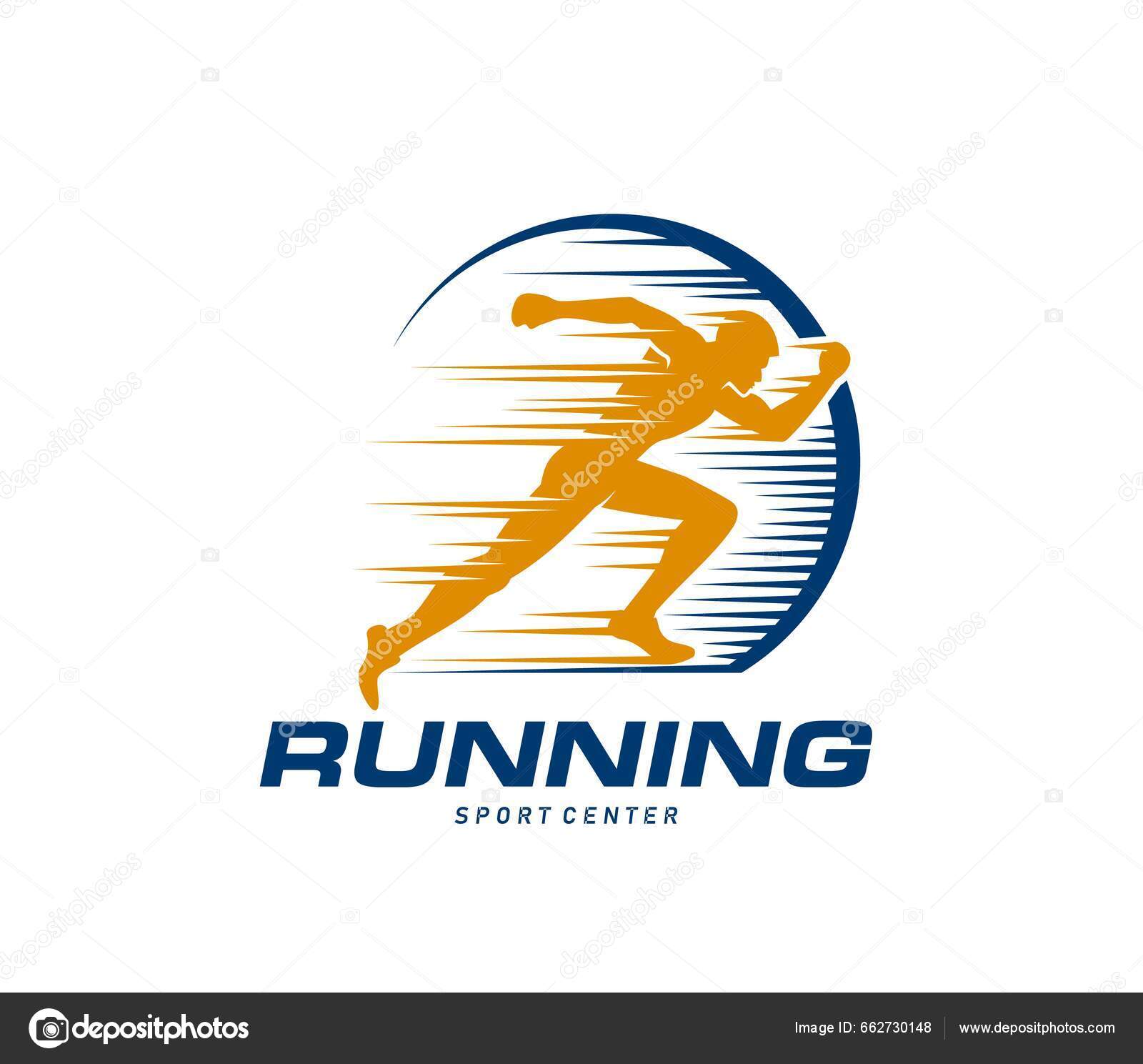 Maratona Executar Ícone Esporte Clube Corredor Atleta Sprinter