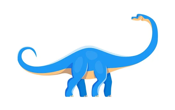 Dessin Animé Datousaurus Dinosaure Personnage Mignon Dino Enfants Jurassic Parc — Image vectorielle