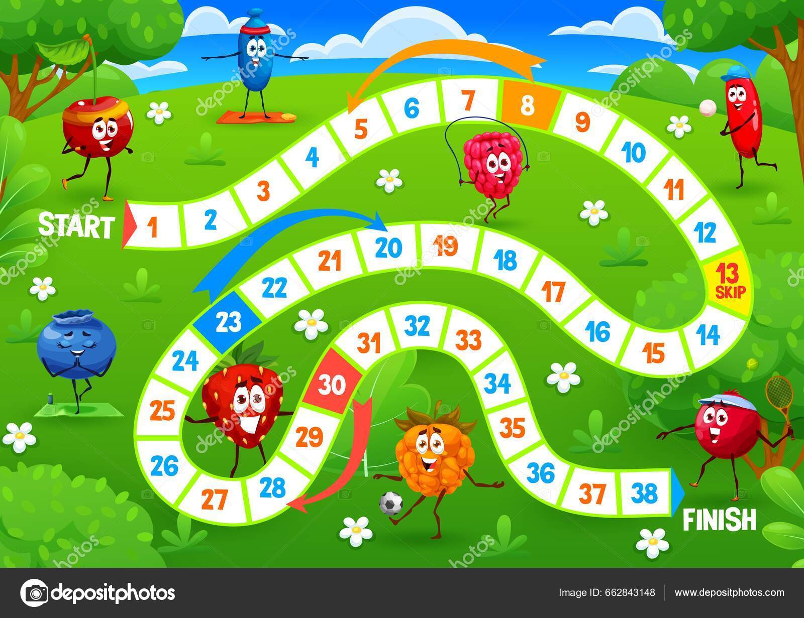 Jogo infantil sudoku, doces de desenho animado, personagens de