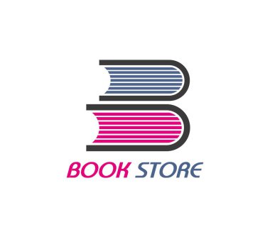 Kitapçı ya da kitapçı ikonu, kitapçı dükkanı ve kitapçı vektör sembolü. Eğitim için e-kitap uygulama simgesi Dijital yayıncılık şirketi için okuma ve öğrenme başvuru sözlüğü
