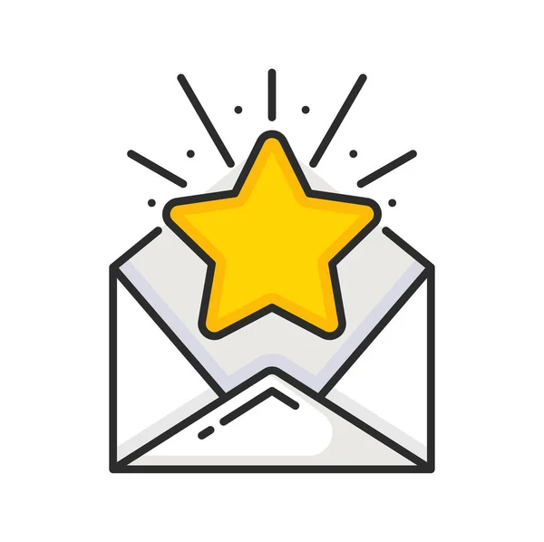 Bonus Envelope Icon Loyalty Reward Benefits Prize Discount Gift Offer — Stock Vector