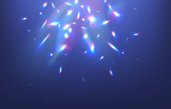 Regenbogenlicht Flackert Auf Prisma Tritt Aus Und Erzeugt Eine Faszinierende — Stockvektor