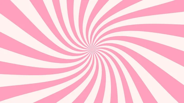 Strawberry Ice Cream Pink Swirl Pattern Milk Twist Candy Backdrop — Stock Vector