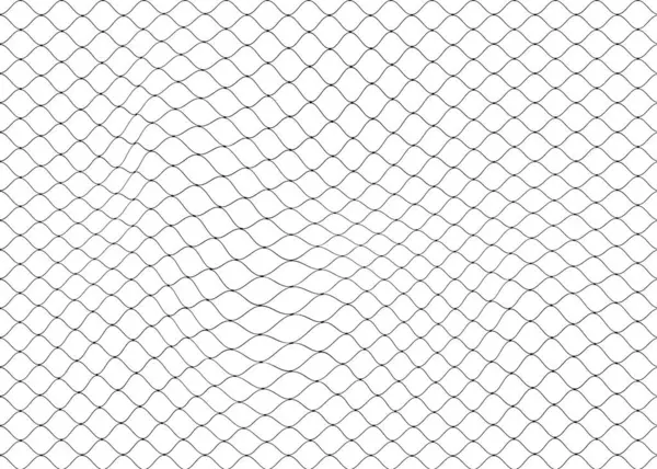 Fischnetz Nahtlose Muster Fischnetz Hintergrund Oder Fußballtor Maschen Vektor Seillinie — Stockvektor