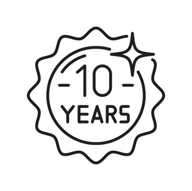 Kaliteli yatak, garanti, ödül taslağı ikonu. Vector hi kalite garanti tabelası, en iyi özellikler yatak ve solunabilir kumaş, ince çizgi