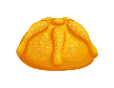 Meksika 'da ölü dia de los muertos günü. Yalnız Pan de Muerto, Cadılar Bayramı kutlamaları için geleneksel pasta. İyi pişirmek Meksika bayramını, kültürel ve şenlikli mutfağı simgeler.