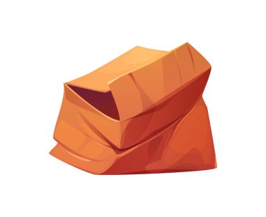 Teslimat ve lojistik sorunları temsil eden hasarlı ve buruşmuş karton kutu, kötü idare ve nakliye sorunları. İzole edilmiş çizgi film vektörü ezilmiş paket, yırtılmış kargo paketi, bükülmüş karton kutu.