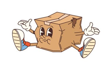 Çizgi film süper Türk simit simit fırını, ekmek ve hamur işi fast food karakteri. Komik vektör tatlısı, susam tohumlu retro kişilik ve gülümseyen ve dostça bir jest yapan hippi spor ayakkabısı.