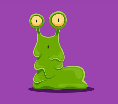 Cadılar Bayramı yazı tipi L garip canavar karakteri. Çılgın korku salgısı canavar kişiliği İngilizce yazı tipi harf, garip fantezi hayvan vektörü ABC yazı tipi unsuru veya aptal Cadılar Bayramı canavar alfabesi sembolü