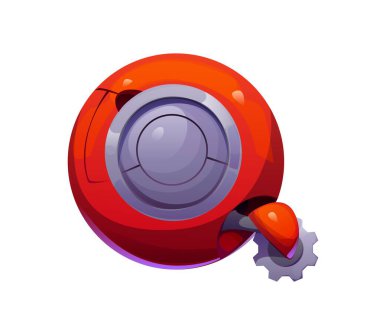 Robot el yazı tipi, vites kutusu alfabesindeki Q harfi ya da robot makine yazı tipi, çizgi film vektörü. Makine mühendisliği tipografisi ve İngiliz alfabesi için metal cyborg elin Retro robot yazı tipi