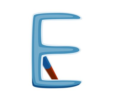 Sonbahar çiftçiliği yazı tipi yazı tipi bahçe tırmık harfi E. Sonbahar hasat yazı tipi, sonbahar vektör tipi harf. Şükran Günü çocukları ABC işareti ya da Sonbahar sezonu İngiliz alfabesi yazı tipi elementi