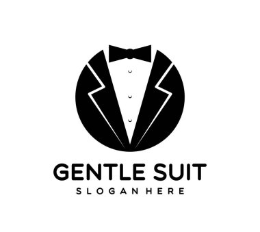 Beyefendi siyah smokin giysisi ikonu. Papyonlu resmi kıyafetlerle süslenmiş, zarafet ve inceliği sembolize eden siyah ve beyaz simge. Etiket lüks erkeklerin moda ve prim hizmetlerini temsil ediyor