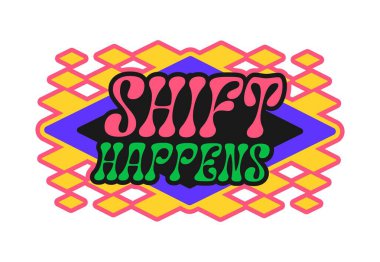 Araba yarışı ve yarış sporu Y2K retro sticker ya da etiket. Formula 1 Grand Prix Y2K vektör yaması, kalkış yarışı şampiyonluğu etiketi. Vardiyalı ralli motor sporu etiketi tırnak içinde veya tipografi diyor