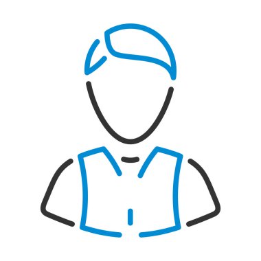 Fotoğrafçının Simgesi. Renk Doldurma Tasarımı ile Düzenlenebilir Kalın Tasarım. Vektör İllüstrasyonu.